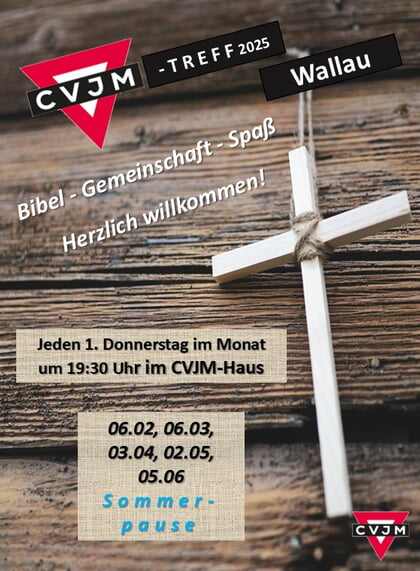 CVJM Treff 2025 Jan-Juni